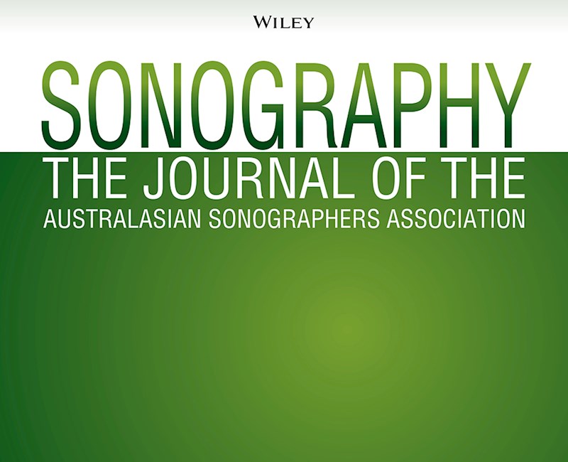 Current issue of the Sonography Journal